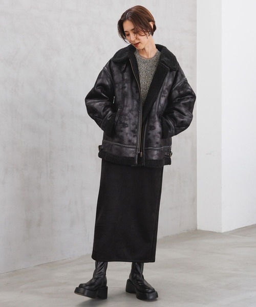 LEPSIM（レプシィム）の「7ゲージメランジプルオーバー　971243（ニット/セーター・レディース・グリーン/ブラック/イエロー・FREE）」の11枚目の写真