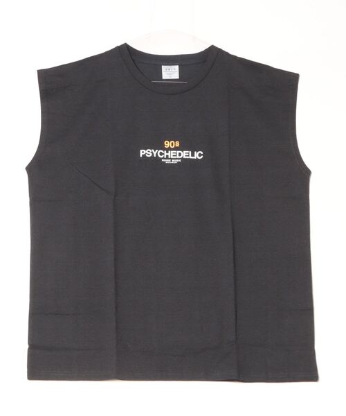 FUNALIVE（ファンアライブ）の「ワイドノースリーブ（タンクトップ・メンズ・ピンク/グリーン系2/グリーン系3/レッド/ターコイズブルー/グリーン/ブルー系2/ホワイト系3/ブラック系5/ホワイト/ブラック/ブラック系2/ライトブラック/ブラック系その他3/ブラック系6/ブルー系その他2/インディゴブルー/ブルー系/ブラック系3・M/L/LL）」の6枚目の写真