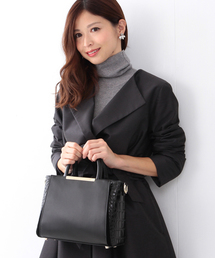 Demi-Luxe BEAMS | Demi-Luxe BEAMS / サイド 型押し 2WAY トートバッグ(トートバッグ)