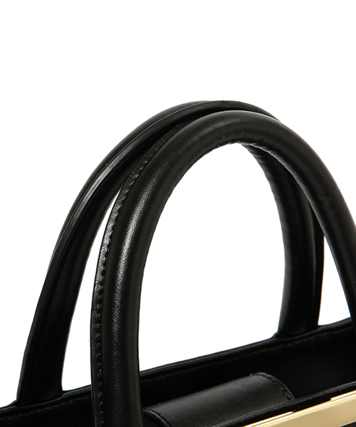 Demi-Luxe BEAMS（デミルクス ビームス）の「Demi-Luxe BEAMS / サイド 型押し 2WAY トートバッグ（トートバッグ・レディース・ブラック・ONE SIZE）」の11枚目の写真