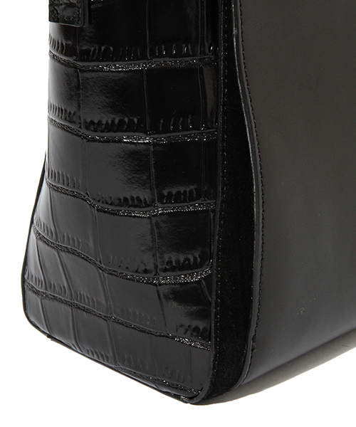 Demi-Luxe BEAMS（デミルクス ビームス）の「Demi-Luxe BEAMS / サイド 型押し 2WAY トートバッグ（トートバッグ・レディース・ブラック・ONE SIZE）」の14枚目の写真