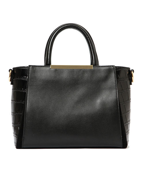 Demi-Luxe BEAMS（デミルクス ビームス）の「Demi-Luxe BEAMS / サイド 型押し 2WAY トートバッグ（トートバッグ・レディース・ブラック・ONE SIZE）」の15枚目の写真