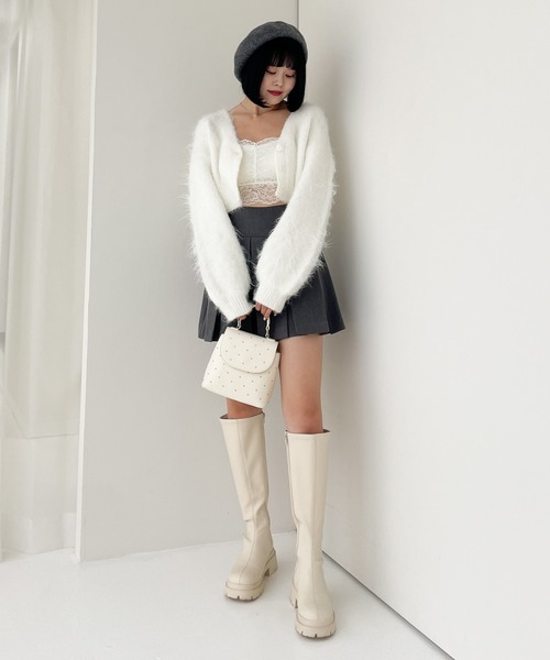 Heather(ヘザー)の「フェルトベレー 987316(ハンチング/ベレー帽・レディース・グレー/ブラック・ONE SIZE)」の13枚目の写真