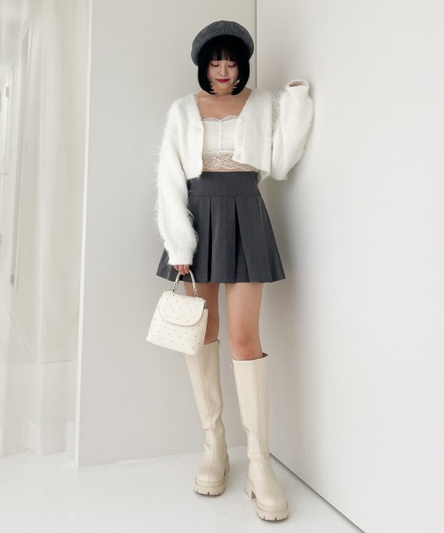 Heather(ヘザー)の「フェルトベレー 987316(ハンチング/ベレー帽・レディース・グレー/ブラック・ONE SIZE)」の14枚目の写真