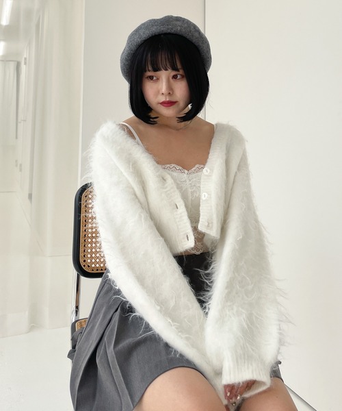 Heather(ヘザー)の「フェルトベレー 987316(ハンチング/ベレー帽・レディース・グレー/ブラック・ONE SIZE)」の12枚目の写真