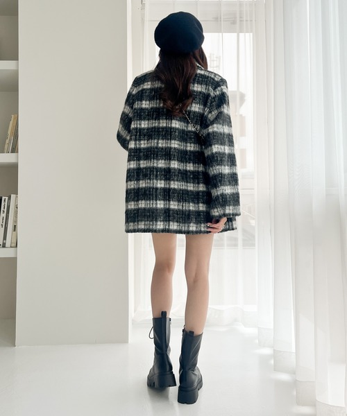 Heather(ヘザー)の「フェルトベレー 987316(ハンチング/ベレー帽・レディース・グレー/ブラック・ONE SIZE)」の18枚目の写真