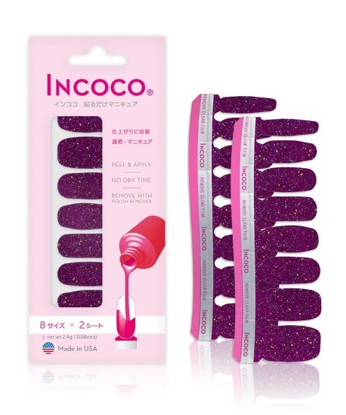 INCOCO（インココ）の「【INCOCO】貼るだけマニキュア -フェイバリット タイム - [I]（ネイルシール/ネイルチップ・レディース・その他1/その他2/パープル系その他/パープル系その他2・ONESIZE）」の8枚目の写真