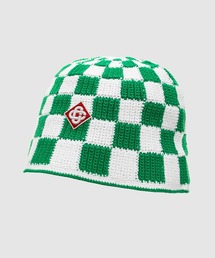 Casablanca（カサブランカ）の「KNIT SCUBA SQUARE CROCHET HAT
