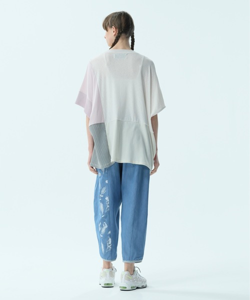 bedsidedrama(ベットサイドドラマ)の「Franken's Relax Pants(デニムパンツ・レディース・サックスブルー・1)」の4枚目の写真