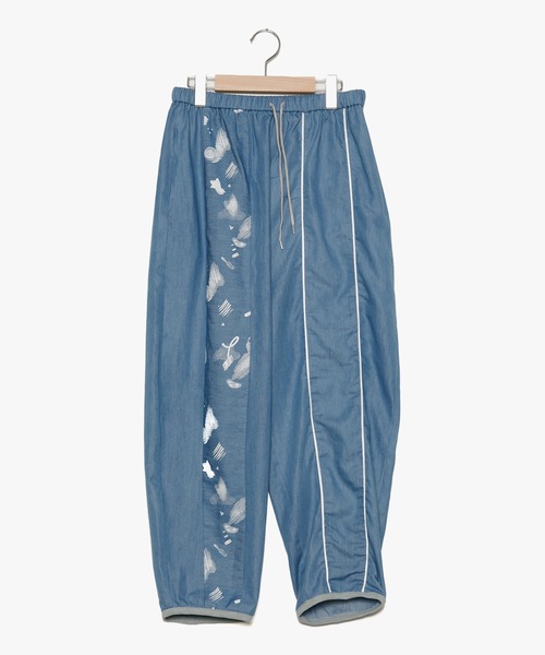 bedsidedrama(ベットサイドドラマ)の「Franken's Relax Pants(デニムパンツ・レディース・サックスブルー・1)」の5枚目の写真