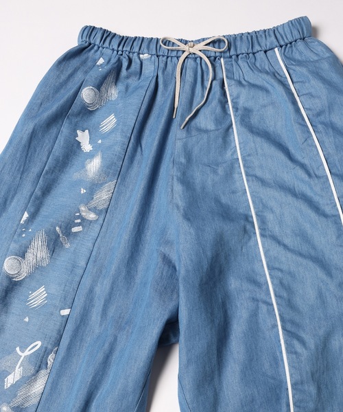 bedsidedrama(ベットサイドドラマ)の「Franken's Relax Pants(デニムパンツ・レディース・サックスブルー・1)」の7枚目の写真