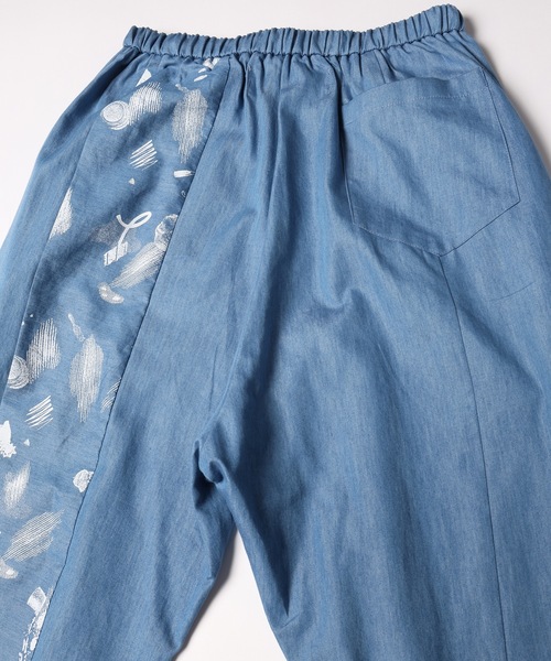 bedsidedrama(ベットサイドドラマ)の「Franken's Relax Pants(デニムパンツ・レディース・サックスブルー・1)」の8枚目の写真