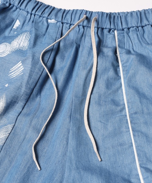 bedsidedrama(ベットサイドドラマ)の「Franken's Relax Pants(デニムパンツ・レディース・サックスブルー・1)」の9枚目の写真