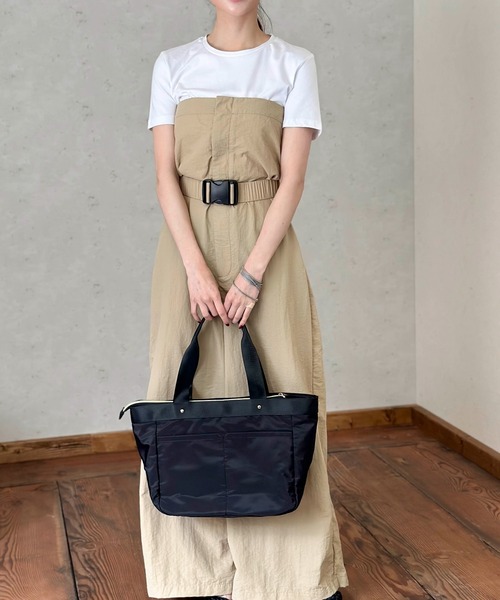 Per sist ence(パーシエンス)の「高密度ポリA4トート(トートバッグ・レディース・ベージュ/グレー/ブラック/チャコールグレー・FREE)」の15枚目の写真
