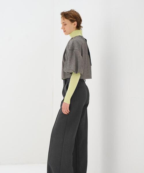 LANVIN en Bleu(ランバンオンブルー)の「バルーンスリーブショートブラウス(シャツ/ブラウス・レディース・ブラック/チャコールグレー・38)」の10枚目の写真