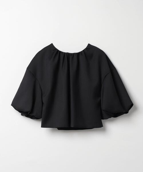 LANVIN en Bleu(ランバンオンブルー)の「バルーンスリーブショートブラウス(シャツ/ブラウス・レディース・ブラック/チャコールグレー・38)」の16枚目の写真