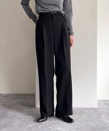 fredy emue | センタープレスワイドスラックスパンツ(スラックス)
