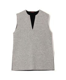 caban | CABaN ウールカシミヤ リバーシブルチュニックベスト(ニット/セーター)