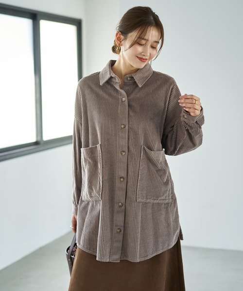 LUXE】コーデュロイシャツジャケット（その他アウター）｜STYLE DELI