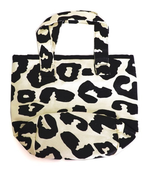 VIBGYOR Women（ヴィブジョー　ウィメン）の「【float】ヒョウ柄 ミニトートバッグ/ハンドバッグ（トートバッグ・レディース・アイボリー・FREE）」の8枚目の写真