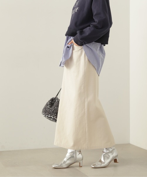 N.(N. Natural Beauty Basic)(エヌエヌナチュラルビューティーベーシック)の「【S Size Line】◆グリッタープリントロングスカート(スカート・レディース・グレー/クリーム・MEDIUM/SMALL)」の18枚目の写真