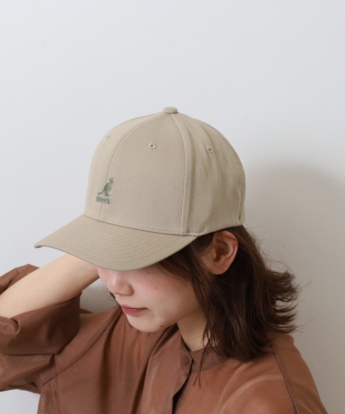 KANGOL（カンゴール）の「KANGOL WOOL FLEXFIT BASEBALL（キャップ・メンズ・ブラック/ベージュ・S/M/L/XL/M/L）」の8枚目の写真