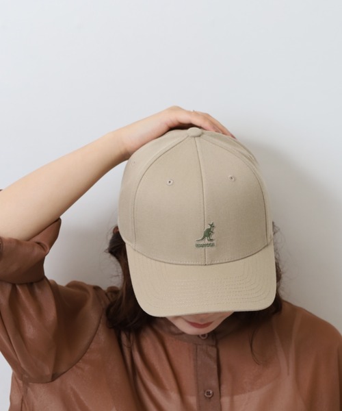 KANGOL（カンゴール）の「KANGOL WOOL FLEXFIT BASEBALL（キャップ・メンズ・ブラック/ベージュ・S/M/L/XL/M/L）」の9枚目の写真