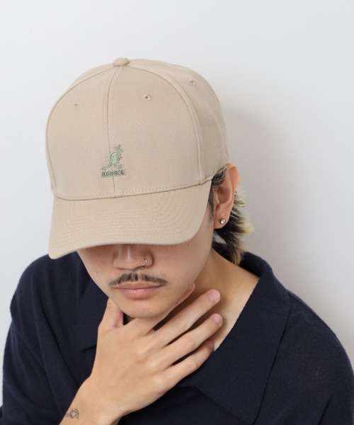 KANGOL（カンゴール）の「KANGOL WOOL FLEXFIT BASEBALL（キャップ・メンズ・ブラック/ベージュ・S/M/L/XL/M/L）」の16枚目の写真