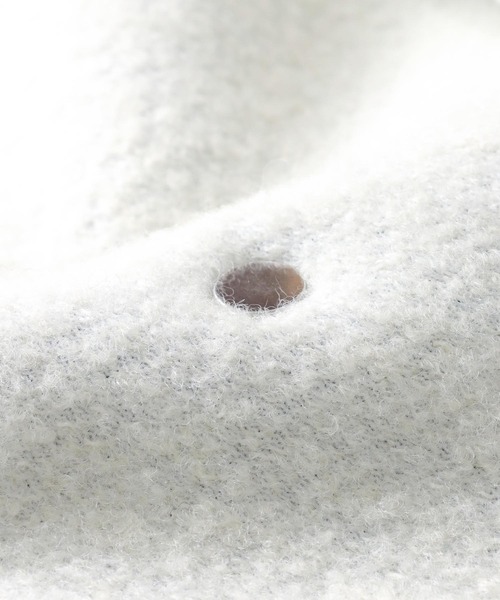 DRESSLAVE(ドレスレイブ)の「B7 / poodle bonding coat(プードルボンディングコート)(ピーコート・レディース・ブラック/ホワイト/チャコールグレー・38)」の12枚目の写真
