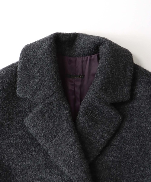 DRESSLAVE(ドレスレイブ)の「B7 / poodle bonding coat(プードルボンディングコート)(ピーコート・レディース・ブラック/ホワイト/チャコールグレー・38)」の20枚目の写真