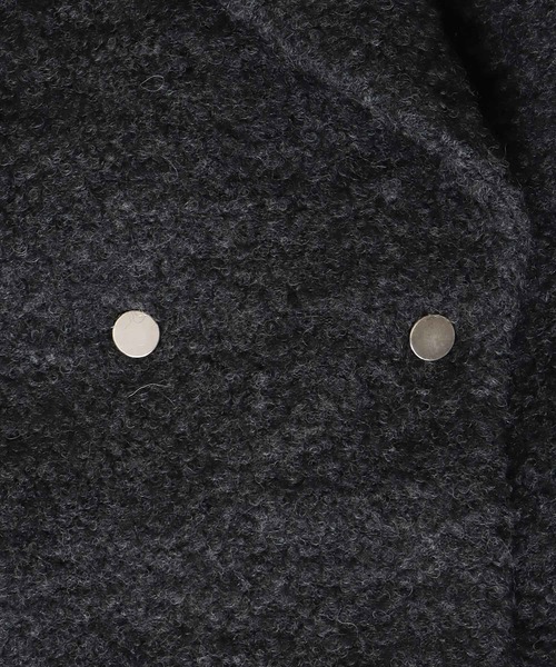 DRESSLAVE(ドレスレイブ)の「B7 / poodle bonding coat(プードルボンディングコート)(ピーコート・レディース・ブラック/ホワイト/チャコールグレー・38)」の22枚目の写真