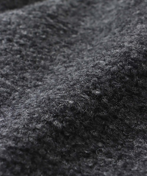 DRESSLAVE(ドレスレイブ)の「B7 / poodle bonding coat(プードルボンディングコート)(ピーコート・レディース・ブラック/ホワイト/チャコールグレー・38)」の18枚目の写真