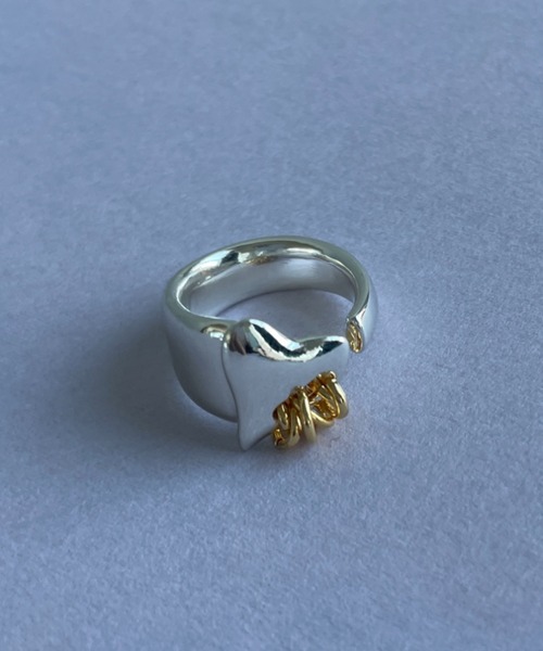 LAPUIS（ラピュイ）の「[LAPUIS/ラピュイ] COIL HEART リング（リング・レディース・マルチ・ONE SIZE）」の2枚目の写真