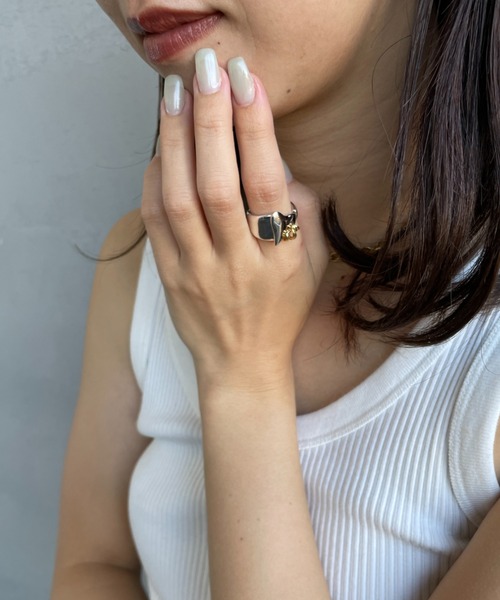 LAPUIS（ラピュイ）の「[LAPUIS/ラピュイ] COIL HEART リング（リング・レディース・マルチ・ONE SIZE）」の5枚目の写真
