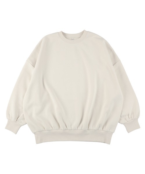 coca(coca)(コカ)の「【WEB限定セール】裏起毛オーバーサイズトップス(スウェット・レディース・ブラック/アイボリー・M/L)」の13枚目の写真