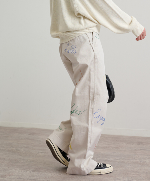 パンツ FRAMeWORK DRAWING CHINO PANTS 38 セール】DRAWING CHINO PANTS（チノパンツ）｜FRAMeWORK（フレーム