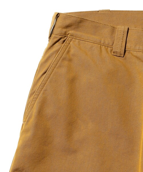 BEAMS PLUS(ビームスプラス)の「BEAMS PLUS / シャンブレー キャンバス ロガー ショーツ(その他パンツ・メンズ・ブラウン/カーキ/その他・S/M/L/XL)」の13枚目の写真