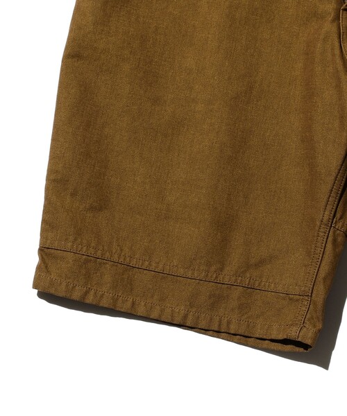 BEAMS PLUS(ビームスプラス)の「BEAMS PLUS / シャンブレー キャンバス ロガー ショーツ(その他パンツ・メンズ・ブラウン/カーキ/その他・S/M/L/XL)」の20枚目の写真