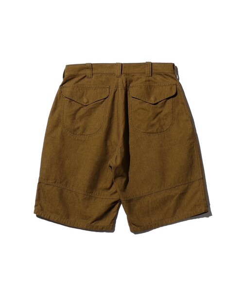 BEAMS PLUS(ビームスプラス)の「BEAMS PLUS / シャンブレー キャンバス ロガー ショーツ(その他パンツ・メンズ・ブラウン/カーキ/その他・S/M/L/XL)」の22枚目の写真