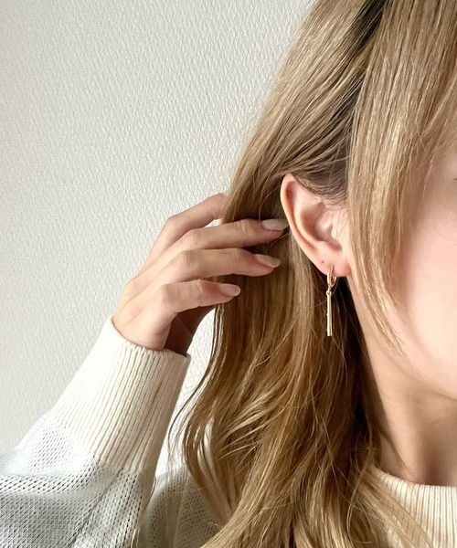 fiere（フィエール）の「鍵ロングピアス（ピアス（両耳用）・レディース・シルバー/ゴールド・FREE）」の8枚目の写真