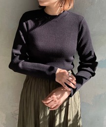 LOWRYS FARM | リブニットプルオーバーＬＳ 995339(ニット/セーター)