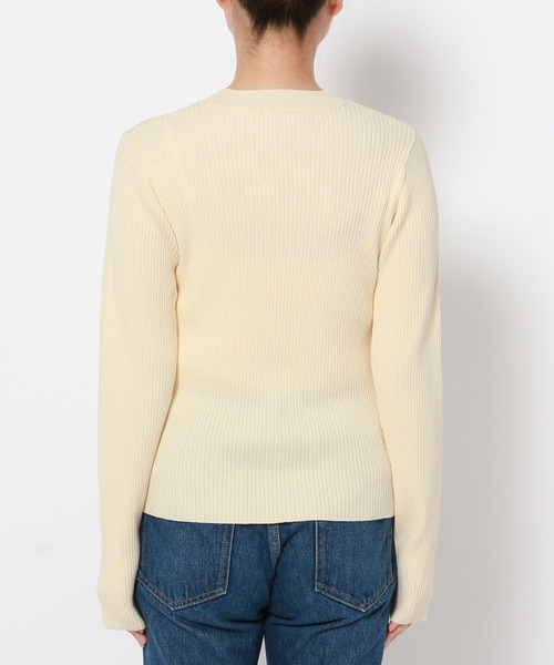 LOWRYS FARM(ローリーズファーム)の「リブニットプルオーバーLS 995339(ニット/セーター・レディース・チャコールグレー/その他/アイボリー/ブラック・FREE)」の18枚目の写真