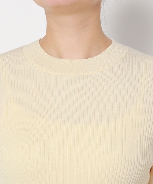 LOWRYS FARM(ローリーズファーム)の「リブニットプルオーバーLS 995339(ニット/セーター・レディース・チャコールグレー/その他/アイボリー/ブラック・FREE)」の19枚目の写真