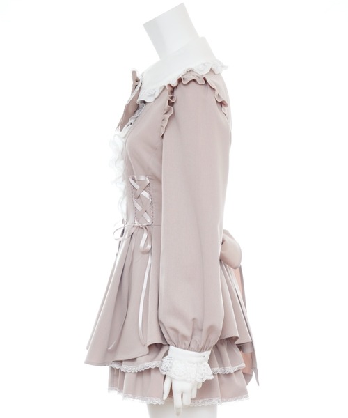 Secret honey サイドアップヘムセットアップ ブラック　古着 Secret Honey（シークレットハニー）の「サイドアップヘム