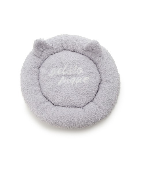 gelato pique(ジェラートピケ)の「【CAT DAY】【CAT&DOG】【販路限定商品】ジェラートフェザーキャットベッド(ペット用クッション/マット・レディース・グレー/ライトベージュ・FREE)」の7枚目の写真