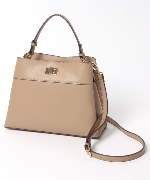 Elura（エルーラ）の「リュクスエアリーエレガント/ 990906（ハンドバッグ・レディース・ブラック/ベージュ・ONE SIZE）」の7枚目の写真