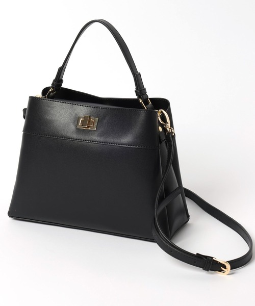 Elura（エルーラ）の「リュクスエアリーエレガント/ 990906（ハンドバッグ・レディース・ブラック/ベージュ・ONE SIZE）」の8枚目の写真