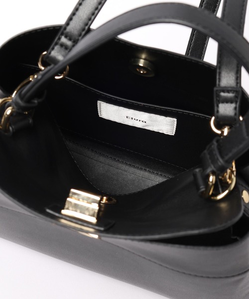 Elura（エルーラ）の「リュクスエアリーエレガント/ 990906（ハンドバッグ・レディース・ブラック/ベージュ・ONE SIZE）」の17枚目の写真