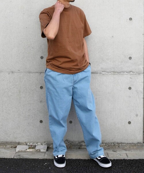 LOS ANGELES APPAREL(ロサンゼルスアパレル)の「【SHIPS any別注】LOS ANGELES APPAREL: 8.5oz ガーメントダイ Tシャツ◇(Tシャツ/カットソー・メンズ・ブルー系その他/ライトグレー/ブラウン/ミント/ホワイト/オレンジ・SMALL/MEDIUM/LARGE/X-LARGE)」の15枚目の写真