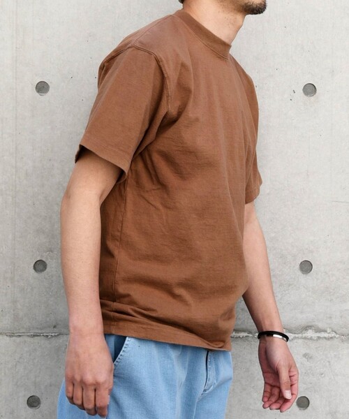 LOS ANGELES APPAREL(ロサンゼルスアパレル)の「【SHIPS any別注】LOS ANGELES APPAREL: 8.5oz ガーメントダイ Tシャツ◇(Tシャツ/カットソー・メンズ・ブルー系その他/ライトグレー/ブラウン/ミント/ホワイト/オレンジ・SMALL/MEDIUM/LARGE/X-LARGE)」の18枚目の写真